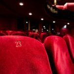 red cinema seat number 23